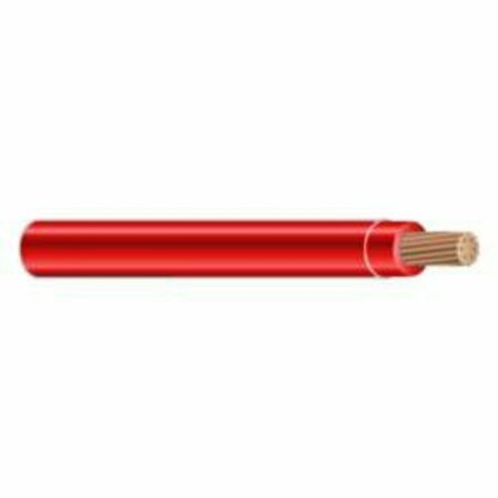 UNIFIED WIRE & CABLE 12 AWG UL THHN Building Wire, Bare copper, 1 Strand, PVC, 600V, Red, Sold by the FT 121BTHHN-2-2.5M